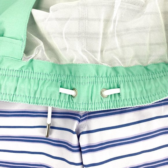 BONOBOS Banzai 7-Inch Stripe E-Waist Swim Trunks - Picture 5 of 15